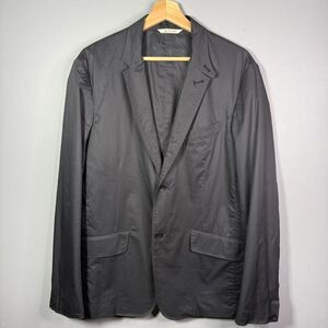 Rag & Bone Tailored Workwear Blazer 38 Black Cotton Unstructured Mens Old Money